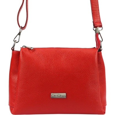 Kožená crossbody kabelka GK90 Červená