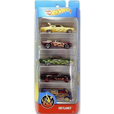 Mattel Hot Wheels 5 ks Flames