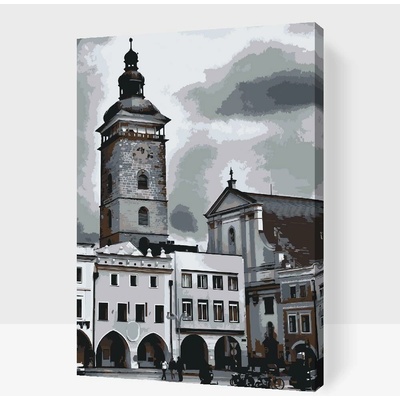Painting Queens České Budějovice 40 x 60 cm vypnuté plátno na rám PBN/CESKEBUDEJOVICE/40 x 60/W