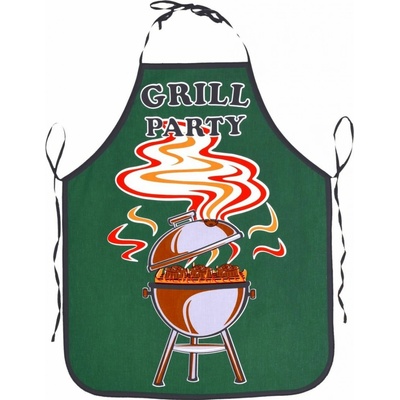 Forbyt Zástěra a chňapka Grill party zelená