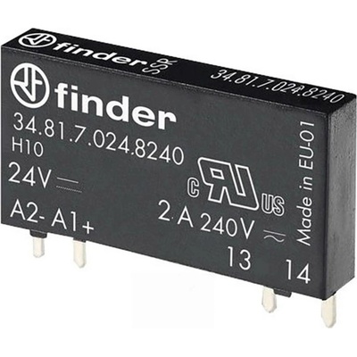 Finder polovodičové relé 34.81.7.024.8240 Spínací napětí (max.): 275 V/AC spínání při nulovém napětí 1 ks