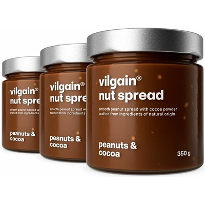 Vilgain Sweet Nuts Arašidy s kakaom 3 x 350 g