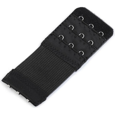 Prodloužení obvodu podprsenky šíře 40 mm trojřadé, střední, 2 černá