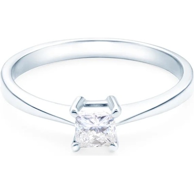 SAVICKI Годежен пръстен Solitaire: бяло злато. диамант