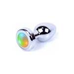  Anal plug steel flashing disco led sex 7cm