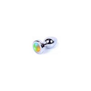  Anal plug steel flashing disco led sex 7cm