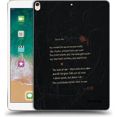 Picasee silikónový prehľadný obal pre Apple iPad Pro 10.5" 2017 2. gen POET