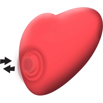 Image 1 of Xocoon Heartbeat Pulsating Stimulator Red