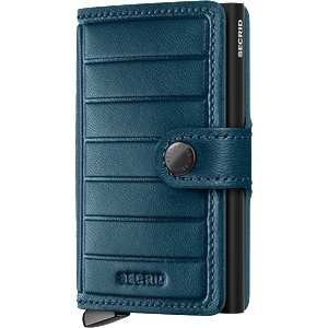 Secrid Miniwallet Premium Emboss Lines Teal (SECRID-MPEML)