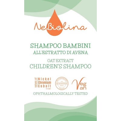 NeBiolina Dětský ovesný šampon BIO vzorek 8 ml