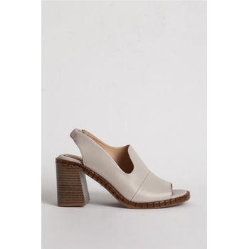 Jacket Club Dericlub Дамски сандали от естествена кожа 41002 - Светлосиви #331983 (331983_Светло сиво)