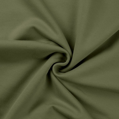 Teplákovina nepočesaná RS svetlá khaki, š.150