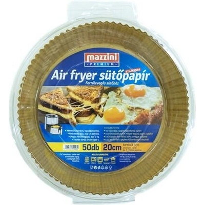 Mazzini papier na pečenie do fritézy 20 cm okrúhly 50 ks