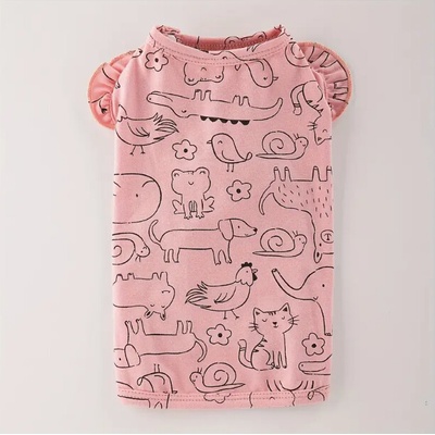 Dog Animals Tričko pro psa Bavlna T-shirt for