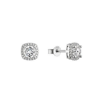 EVOLUTION GROUP CZ Stříbrné náušnice AIRA moissanite - 11M00004