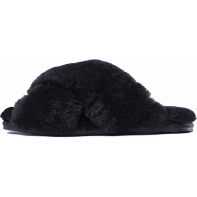 Gooce Домашни пантофи 'Furry' черно, размер 37