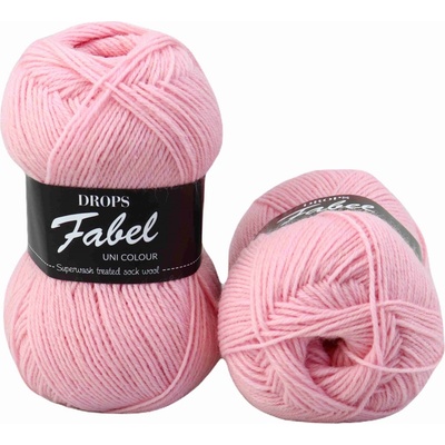 Drops Fabel UNI 120 světle růžová