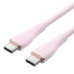 Vention USB-C 2.0/M - USB-C 2.0/M, (5A, силиконов, розов), 1, 5 м, кабел