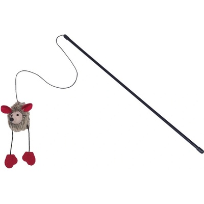 Nobby hračka pro kočky udice myš spec. zvuk 50cm