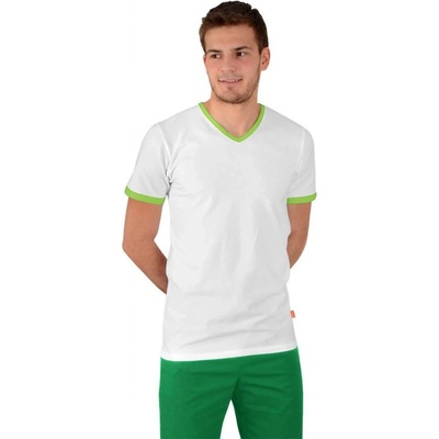 2P ERVI triko pánské Jakob zelená bílá