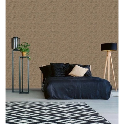 DIMEX ART Луксозна флизелинова тапета тъмносива мазилка