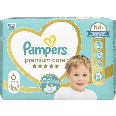 Pampers 13-18 кг. Pampers Premium Care 6 38 броя