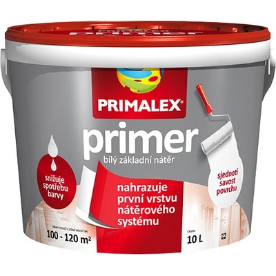 Primalex Primer základní nátěr bílý 10 l – Zboží Mobilmania