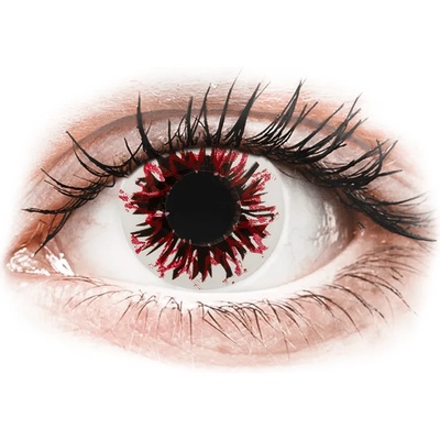 Gelflex CRAZY LENS - Harlequin Black - дневни без диоптър (2 лещи)