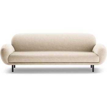 Micadoni Бежов диван от букле 208 cm Poppy - Micadoni (MIC_3S_101_F1_POPPY2)