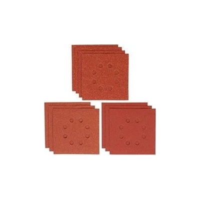 Stanley papíry pro vibrační brusku 114x114mm děrované