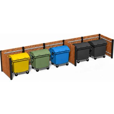 Kontejnerové stání Profi Wood 5 vario