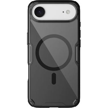 Nillkin Магнитен калъф Nillkin Nature TPU Pro, съвместим с MagSafe за iPhone 17 Air - полупрозрачен черен