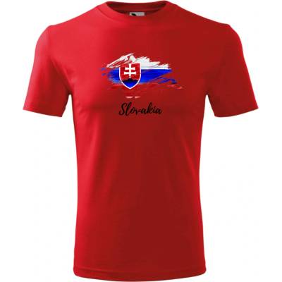 Tričko Slovakia Červená