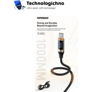 Topomax Type C/C 100W с оплетка 1м (TC-302CC)