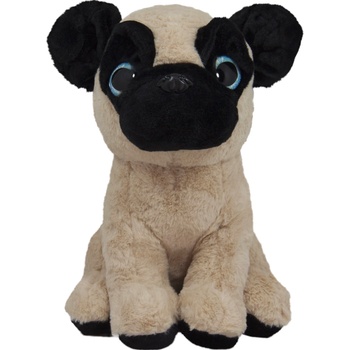Image 1 of Амек Тойс Плюшена играчка Амек Тойс - Седнал мопс с големи очи, 37 cm (10237)