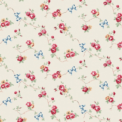 Cath Kidston 125511 vliesová tapeta na zeď, rozměry 0,52 x 10 m