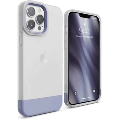 elago Glide Case - удароустойчив силиконов (TPU) калъф за iPhone 13 Pro Max (мат-лилав)