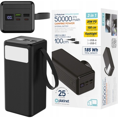 Platinet PL0488 50000 mAh čierna