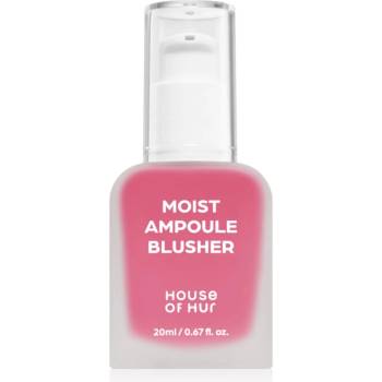 House of Hur Moist Ampoule Blusher течен руж цвят 07 Pink Rosie 20ml