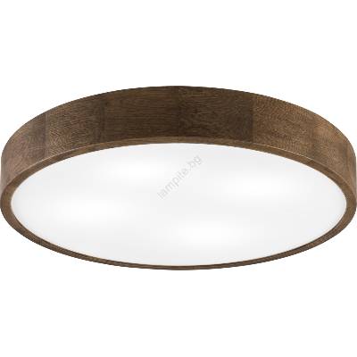 Brilagi - LED таванно осветително тяло CARVALHO 4xE27/60W/230V дъб/орех диаметър 57, 5 cm (BG2151)