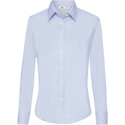 Fruit of the Loom F15•LADIES LONG SLEEVE OXFORD SHIRT biela