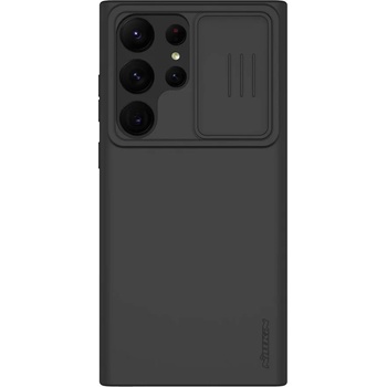 Nillkin CamShield Silky Silicone Case - силиконов (TPU) калъф за Samsung Galaxy S23 Ultra (черен)