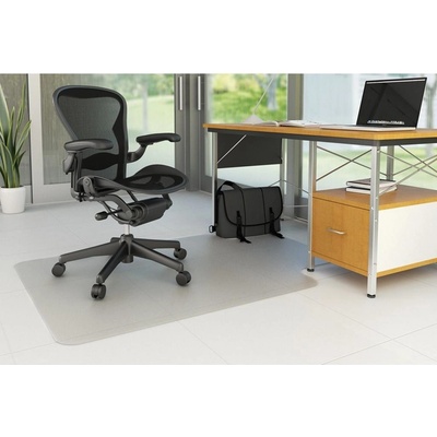 Q-connect Podložka pod stoličku na koberce v tvare T 122x91,4cm