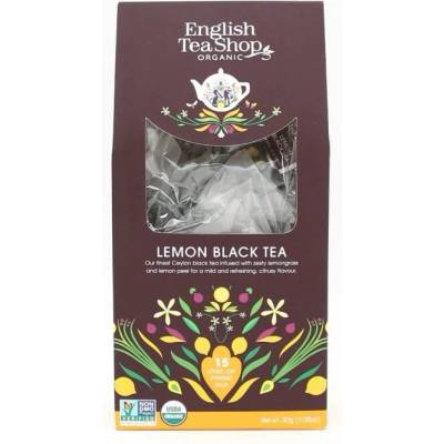 English Tea Shop Černý čaj s citrónem 15 pyramidek sypaného čaje