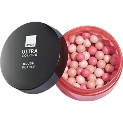 Avon Růže na tváře v kuličkách růžová XXL Blush Pearls warm 28 g