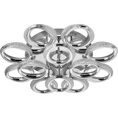 LED Плафониера 12xLED/14W/230V 3000-5000K Ø 60 см лъскав хром (VE0576)