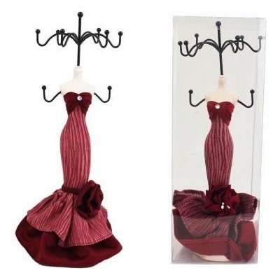 Morex stojánek na šperky červený