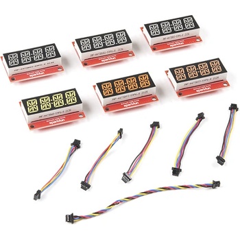 SparkFun Qwiic Alphanumeric Display Kit