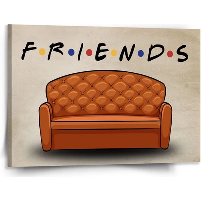 Sablio Obraz Seriál Priatelia FRIENDS Gauč - 150x110 cm