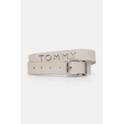 Кожен колан Tommy Jeans дамски в бежово AW0AW16255 (AW0AW16255)